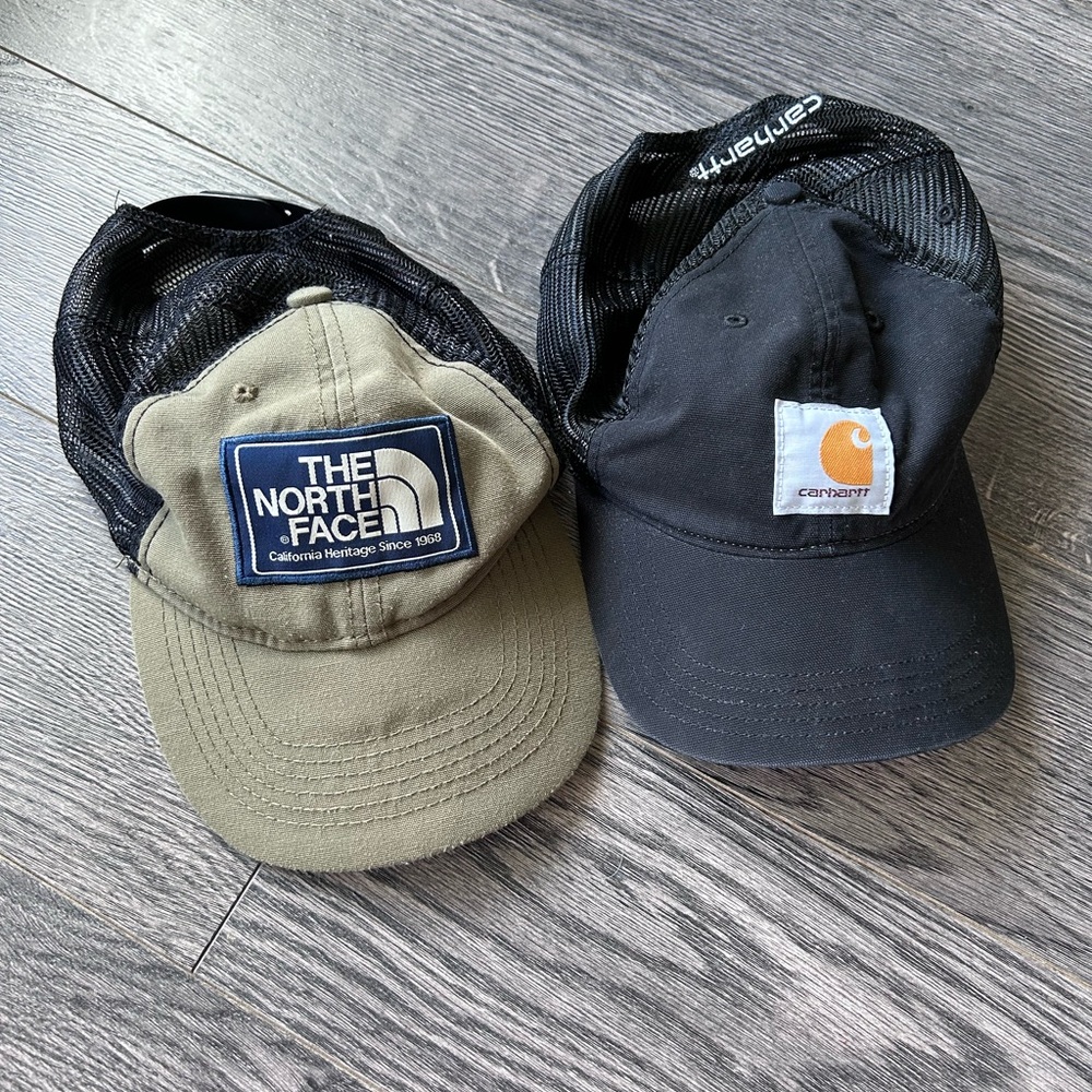 The North Face Carhartt caps